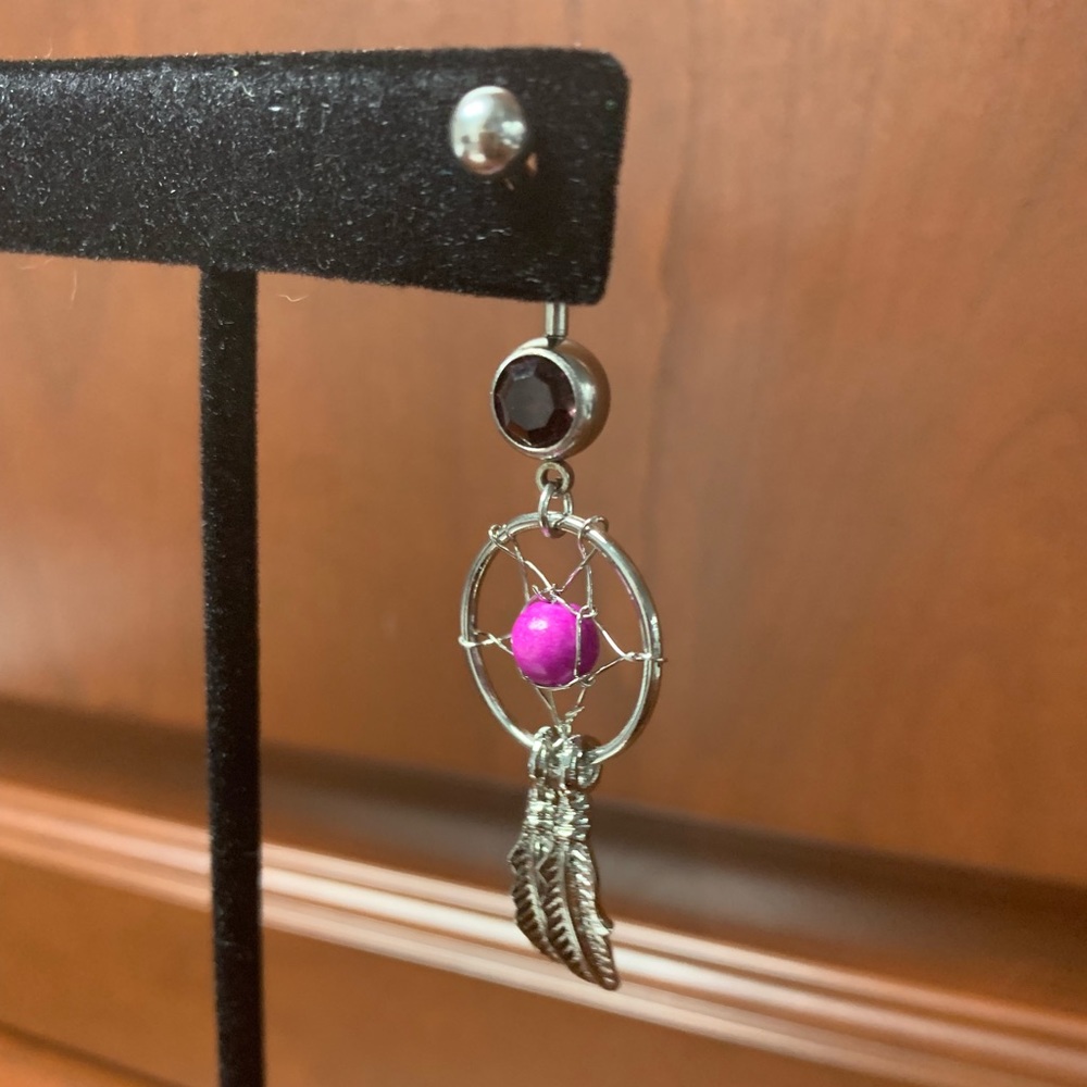 Dream Catcher Navel Dangle Belly Button Jewelry